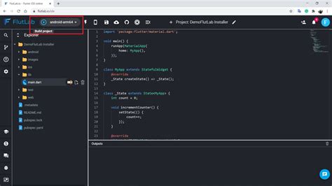 How To Use FlutLab Installer With Flutter & Run your App in.
